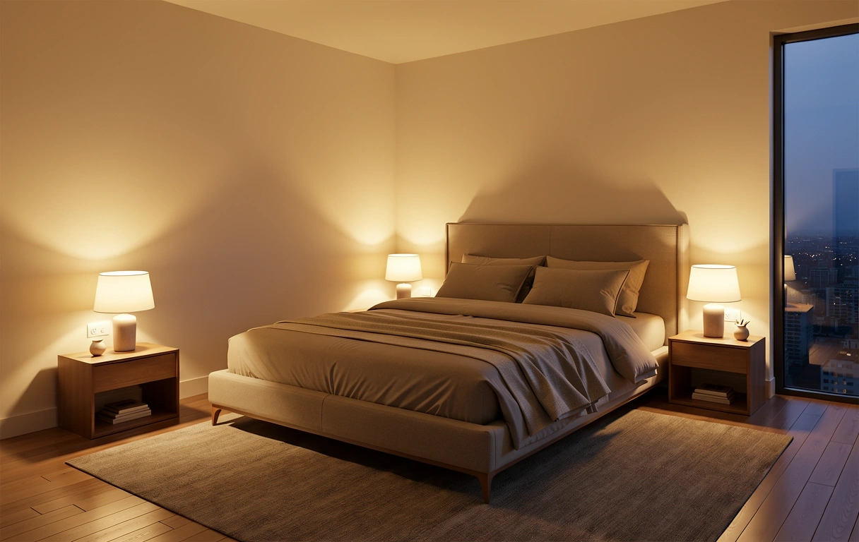 Optimierte Schlafbeleuchtung